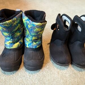 Two pairs of winter boots